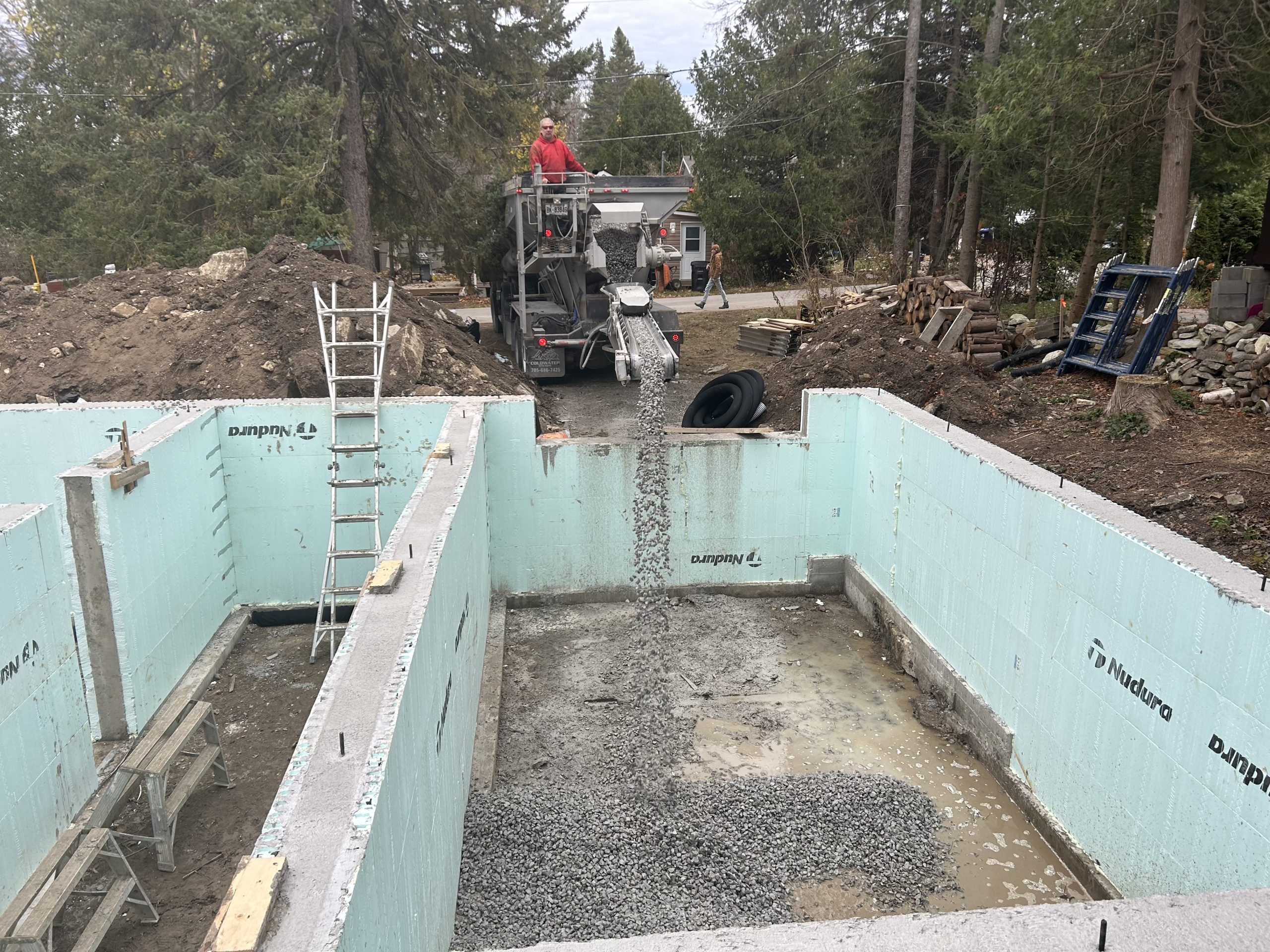 Foundation Aggregate Placement